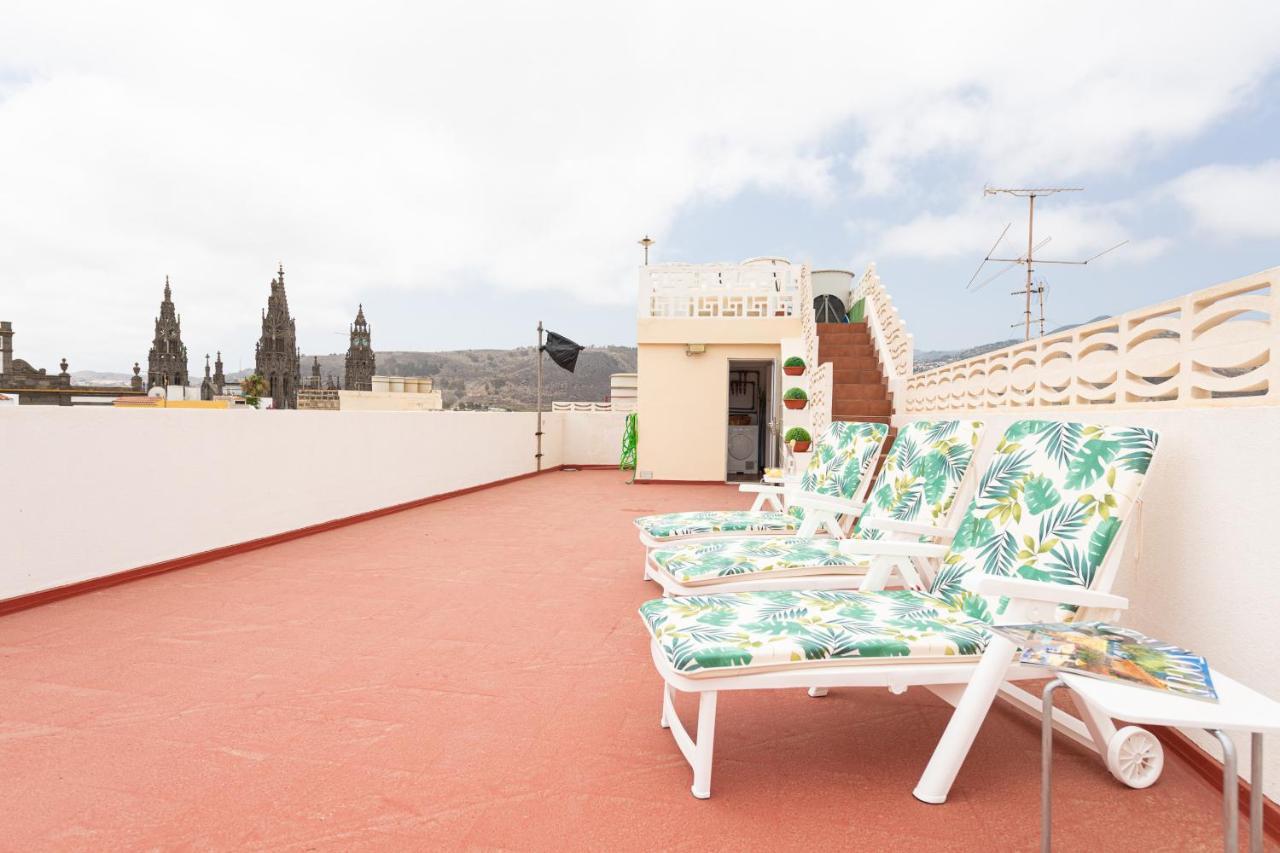 Homeforguest New Duplex With Rooftop Next To Arucas Cathedral Екстериор снимка